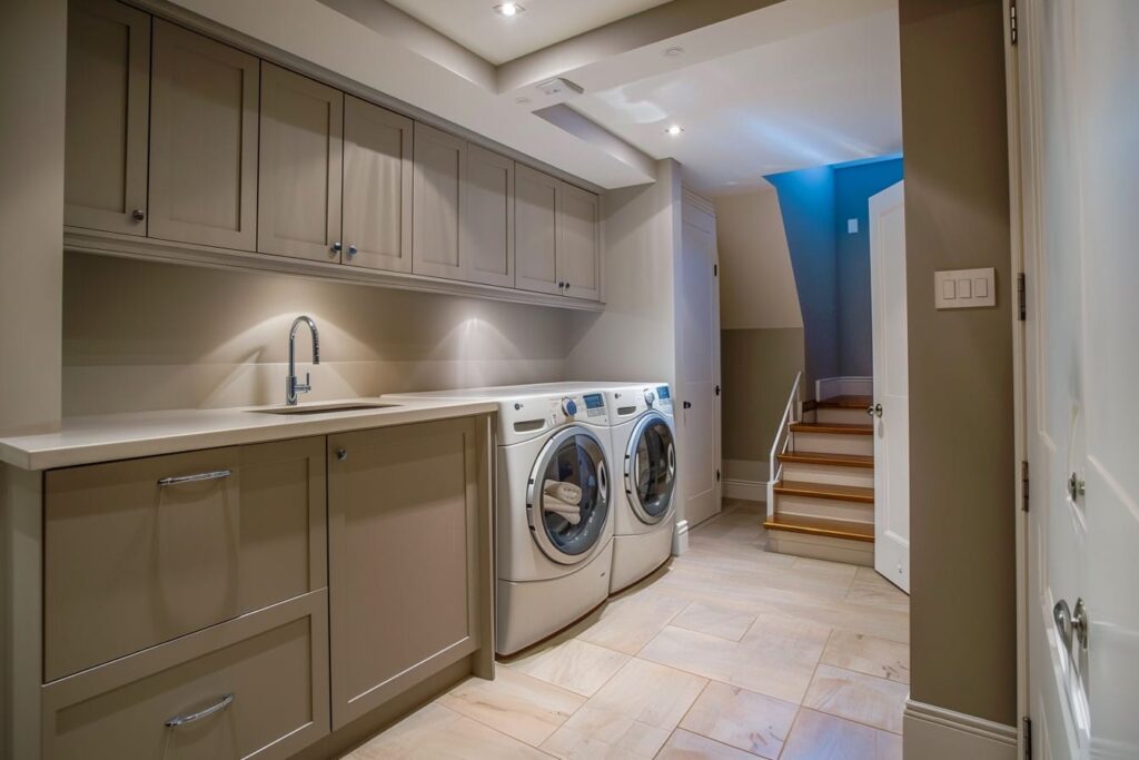 Designing a Functional Basement Laundry Room