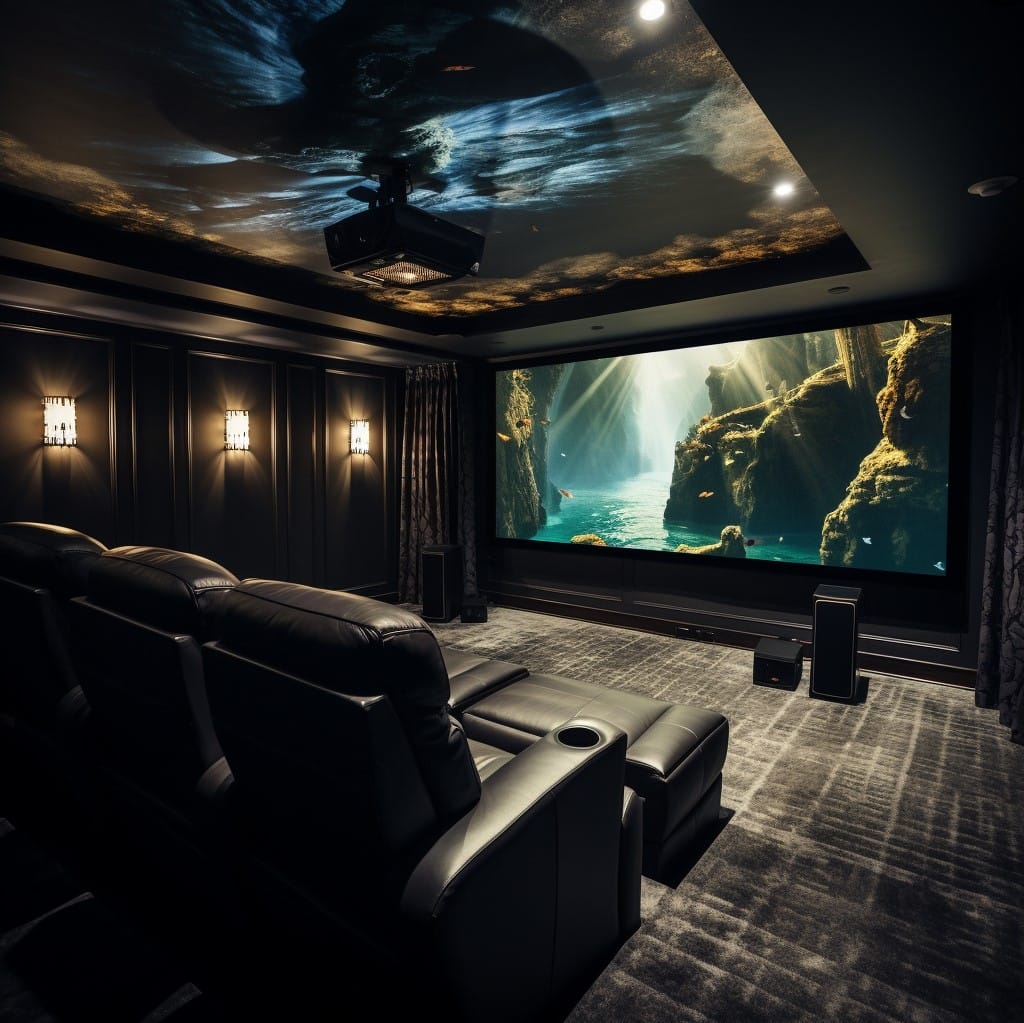 basement home theater renovation barrie