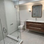 Aurora Basement Renovation Custom Washroom