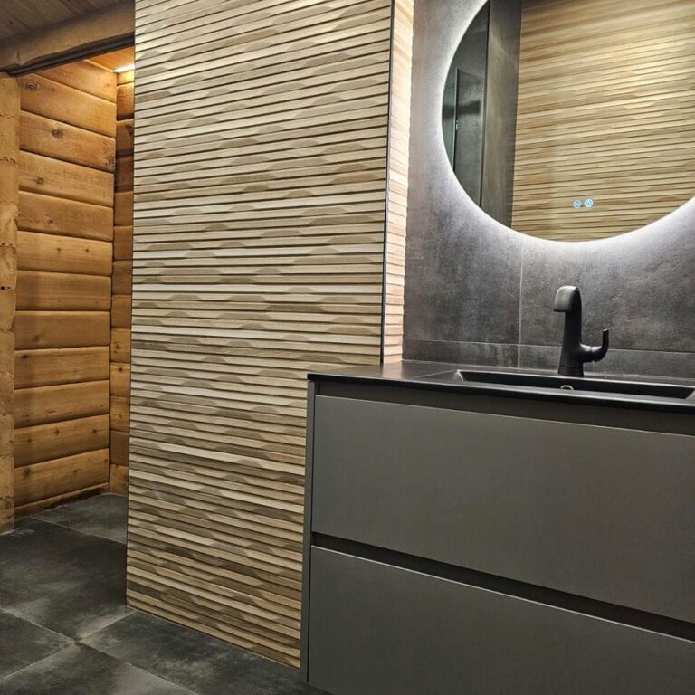 Newmarket Bathroom Renovation With Rustic Finishes